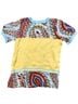 Johnny Was 100% Rayon 100% Polyester Floral Paisley Multi Color Short Sleeve Blouse Size M - photo 2