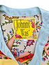 Johnny Was 100% Rayon 100% Polyester Floral Paisley Multi Color Short Sleeve Blouse Size M - photo 3