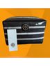 Tory Burch 100% Synthetic Stripes Blue White Makeup Bag One size - photo 4