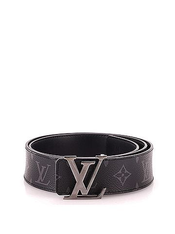 Louis Vuitton LV Initiales Reversible Belt Monogram Eclipse Canvas and Leather Wide (view 1)