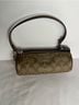 Coach 100% Coated Canvas 100% Leather Solid Brown Tan Leather Shoulder Bag One size - photo 3