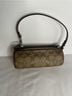 Coach 100% Coated Canvas 100% Leather Solid Brown Tan Leather Shoulder Bag One size - photo 5
