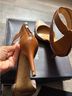 Enzo Angiolini Brown Black Heels Size 9 1/2 - photo 7