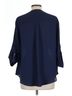 Torrid 100% Polyester Blue Torrid 3/4 Sleeve Blouse Size L - photo 2