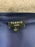 Torrid 100% Polyester Blue Torrid 3/4 Sleeve Blouse Size L - photo 6