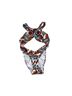 Carabella Collection Paisley Multi Color One Piece Swimsuit Size S - photo 1