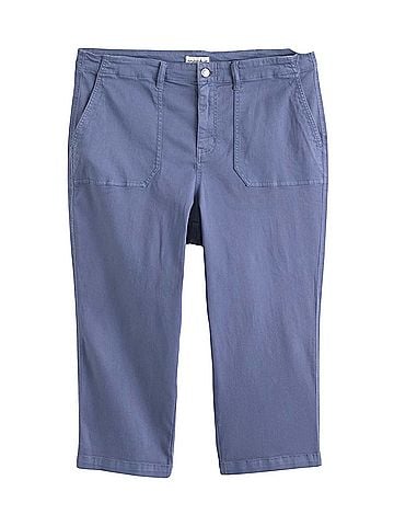 Stitch Fix Studio Blue Straight High Rise Capris Casual Pants (view 1)