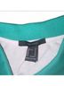 Forever 21 Teal White Short Sleeve Button-Down Shirt Size S - photo 5