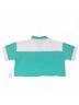 Forever 21 Teal White Short Sleeve Button-Down Shirt Size S - photo 4