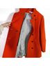 Veronica Beard 100% Wool 100% Polyester 96% Polyester 4% Spandex Red Coat Size S - photo 6