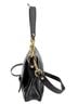 Coach 100% Leather Solid Black Pink Leather Shoulder Bag One size - photo 2