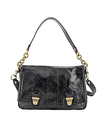 Coach Poppy Pushlock Leather Shoulder Bag (view 1)