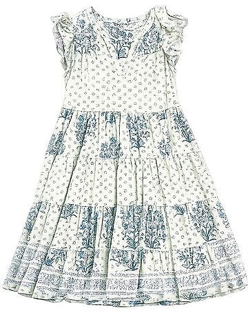 Roller Rabbit Floral Tiered Dress Casual Dress (view 1)