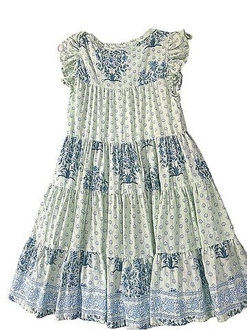Roller Rabbit Floral Tiered Dress Casual Dress (view 2)