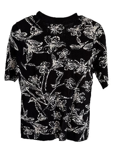 White House Black Market Short Sleeve Blouse (view 2)
