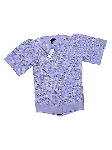White House Black Market Short Sleeve Blouse (view 1)