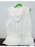 Kenar 100% Linen White Vest Size XL - photo 3