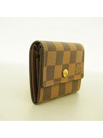 Louis Vuitton Louis Vuitton Damier Portemonnaie Platter Wallet/Coin Case N61930 Ebene Men's/Women's (view 2)