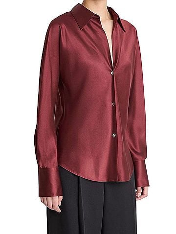 Vince. Long Sleeve Button-Down Shirt (view 1)