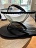Coach Black Flip Flops Size 7 - photo 4