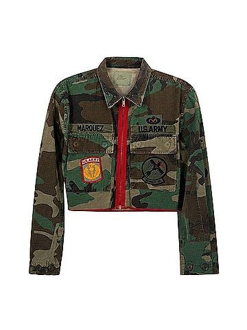 Riley camo cropped Jacket (view 1)