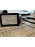 Coach 100% Leather Black Gray Leather Belt Size S - photo 3