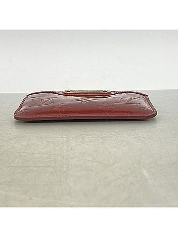 Louis Vuitton Louis Vuitton Vernis Pochette Clé NM M93559 Pomme d'Amour Women's Wallet/Coin Case (view 2)