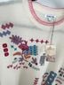 Johnny Was Ivory Pink Blue Pullover Sweater Size L - photo 3