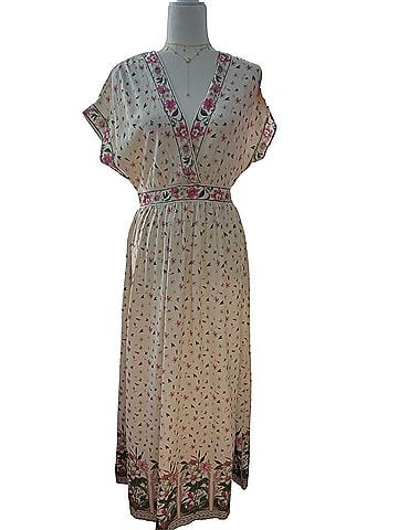Max Studio Surplice Neck Short Sleeve Casual Dress (view 1)