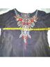 Johnny Was 100% Cupramonium 100% Polyester Gray Blouse Size M - photo 6