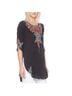 Johnny Was 100% Cupramonium 100% Polyester Gray Blouse Size M - photo 1