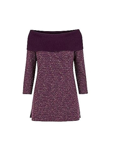 St. John Tweed Wool Sweater (view 1)