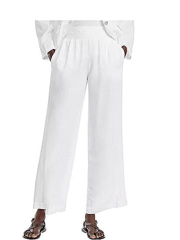 Bella Dahl Wide-Leg Smocked Waist Pants Casual Pants (view 1)