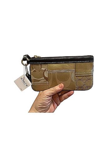 Coach F40251 Leather Wristlet (view 1)