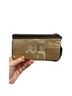 Coach Print Gold Brown Leather Wristlet One size - photo 2