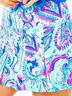 Lilly Pulitzer Paisley Blue Pink White Green Skort Size XL - photo 1
