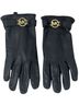 Michael Kors 100% Leather 100% Polyester Solid Black Gloves One size - photo 1
