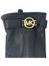 Michael Kors 100% Leather 100% Polyester Solid Black Gloves One size - photo 2