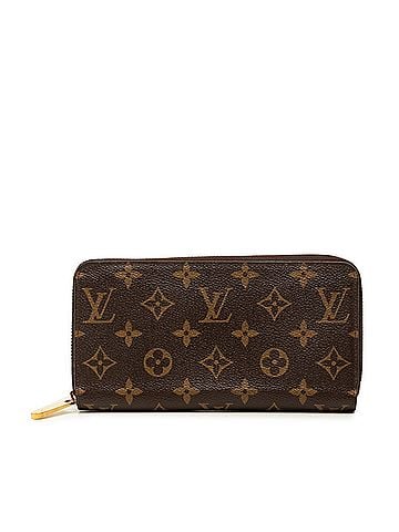 Louis Vuitton Louis Vuitton Monogram Zippy Wallet Round Zip Long M60017 Brown Leather Women's LOUIS VUITTON (view 1)