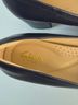 Clarks 100% Leather Solid Blue Heels Size 7 - photo 4