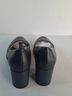 Clarks 100% Leather Solid Blue Heels Size 7 - photo 6