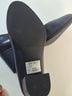 Clarks 100% Leather Solid Blue Heels Size 7 - photo 9