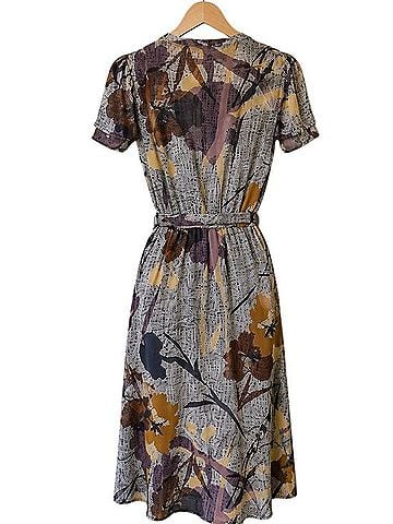 Maeve The Maeve for Anthropologie Bronwen silk wrap dress Casual Dress (view 2)
