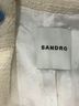 Sandro Tweed Ivory Blazer Size 4 - photo 3