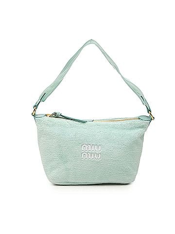 Miu Miu Terry Cloth Logo Handbag (view 1)