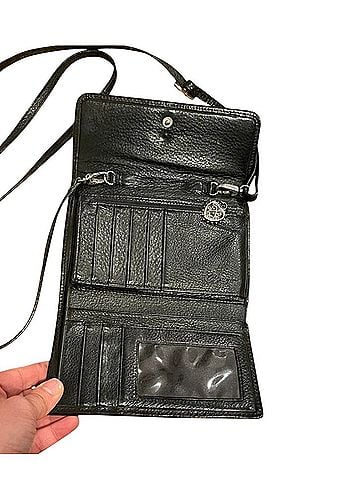 Brighton Small crossbody bag, clutch, or wallet with a detachable strap Leather Crossbody Bag (view 2)