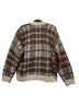 The Great. Plaid Brown Black Ivory Cardigan Size 1 - photo 5