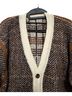 The Great. Plaid Brown Black Ivory Cardigan Size 1 - photo 7
