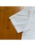 Yves St. Clair 100% Polyester White Short Sleeve Blouse Size 4 (petite) - photo 5