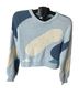 Cotton On Print Blue Multi Color Pullover Sweater Size S - photo 1